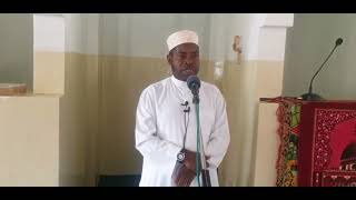 《 THAMANI YA MWALIMU KATIKA JAMII》 MSTIKITI WA IJUMAA KIDOTI: SHEIKH SAID  NYANGE