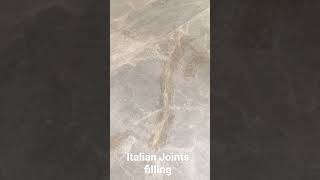 Italian marble joints \u0026 cracks filling by Akemi L special