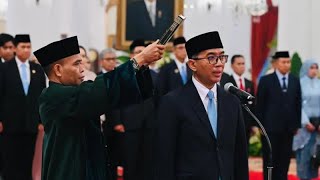 Pelantikan Menteri Pendidikan Tinggi Sains Teknologi | Brian Yuliarto