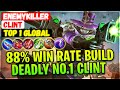 88% Win Rate Build No.1 Clint [ Top 1 Global Clint ] EnemyKiller - Mobile Legends Gameplay Build