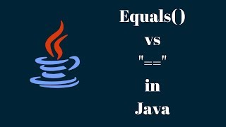 Equals Method Vs == Operator