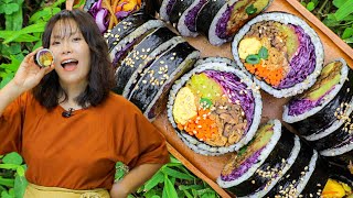 How to Make Epic Kimbap Recipe with Lots of Fillings