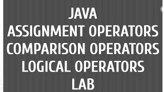 JAVA PROGRAMING LAB -2