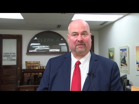 Bowen Greenwood Sworn-in As Clerk Of The Montana Supreme Court - YouTube