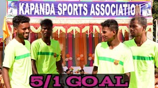 5/1 goal⚽🥅Rupa n Rupa 🆚 Ranchi fc//kapanda football tournament//November 25, 2022