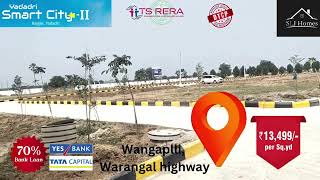 Highway facing open plots on our Warangal highway