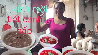 lê toàn chu nghĩa chào buổi sáng tiết canh hấp đĩa lòng tuyệt phẩm