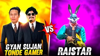 Raistar vs Tonde Gamer & GyanSujan Best Clash Battle Who will Win? - Garena Free Fire