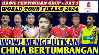 Unggulan China KEOK ‼️ Hasil Semua Sektor Penyisihan Grup Badminton BWF WORLD TOUR FINALS 2024