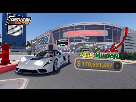 How To Get 2.5 MILLION On Your Private Server! (Roblox Driving Empire)
