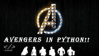 How to Draw Avengers Logo Using Python Turtle | Marvel Iron Man | Thor | Loki |