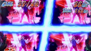 サラリーマン番長  出現率低め(超ニコニコタイム) SS RUSH  ダブルスラッシュ(後半)  鏡BB 4分割