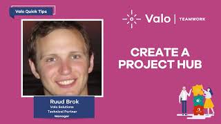 Valo #QuickTips #34 -Create a Project Hub Directly in Microsoft Teams