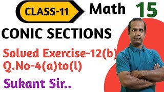 Conic sections part-15#11thclass#11thmaths #clsss -xi#chsemath#chseodisha #conicsection