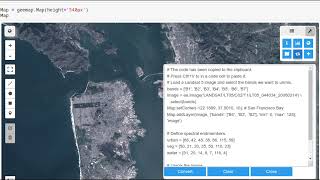Geemap key feature: Converting Earth Engine JavaScript to Python automatically