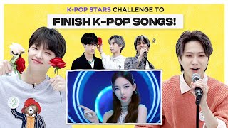 Can Kpop Group finish the lyrics of BTS, aespa, NCT, ITZY and TBZ? l FLC l MIRAE
