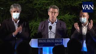 Feijóo promete gobernar para todos y poner Galicia siempre por delante