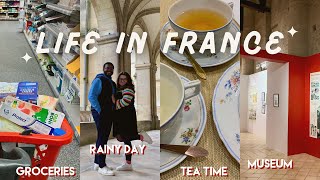 Americans Enjoy Rainy Saturday in Reims, France | Museum Visit, Evening Tea, \u0026 French Grocery Store