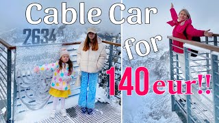 Канатка за 140 евро!! Ломницкий Штит, ВЫСОКИЕ ТАТРЫ, Словакия | Lomnicky Štit Cable Car, Slovakia