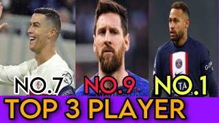 TOP 3 Football player in the world || best player in football #messi #cr7 #neymar