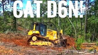 Caterpillar D6N building a fire lane!