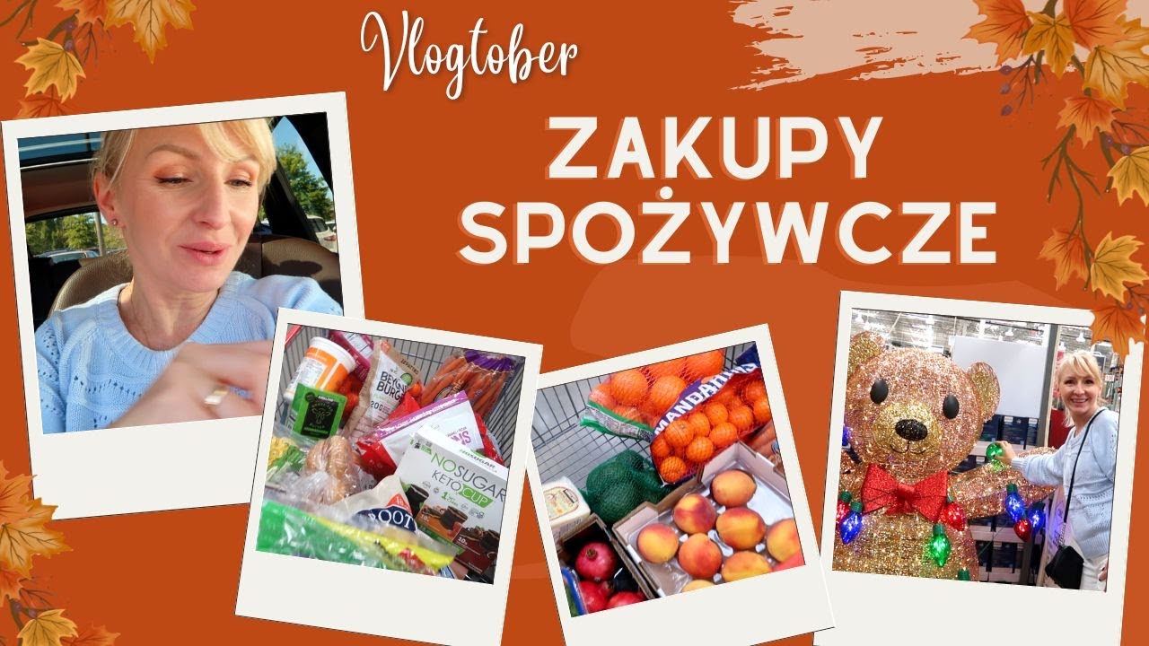 OGROMNE TYGODNIOWE ZAKUPY SPOŻYWCZE / Vlogtober - YouTube