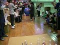 東日本大震災避難所逢隈小学校恒例週末ｲﾍﾞﾝﾄはﾎﾞｰﾘﾝｸﾞ大会