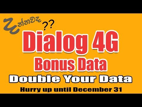 Dialog 4G Bonus Data Dialog 4G Bonus Data