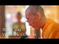 Thank you Geshe-la - Fall Festival 2022