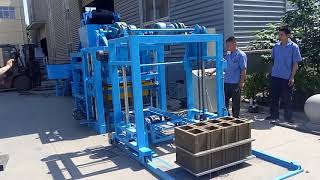 the cheap QT4-25D full automatic concrete hollow block machine from china