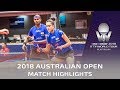 Yoshi Maharu/Ishikawa Kasumi vs Achanta Kama/Manika Batra | 2018 Australian Open Highlights (R16)