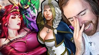 Asmongold Ranks The Hottest WoW Female Characters | TIER LIST