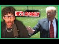 Trump is FRIGHTENED by a 3rd Debate | Hasanabi Reacts