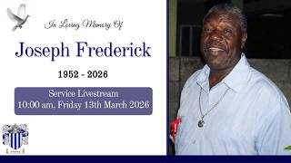 Joseph Frederick Funeral Service Livestream