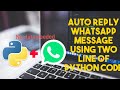 automate whatsapp with python