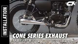 KNALPOT W175 CUSTOMKIT I VIDEO INSTALASI