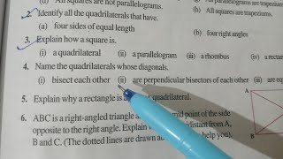 Class-8th, chapter -Understanding Quadrilaterals, exercise -3.4,Q.no-(4,5,6).