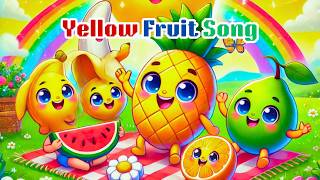 Yellow Song 🍌🍋🍍 | Let's Learn The Color | English Nursery Rhymes And Kids Songs |