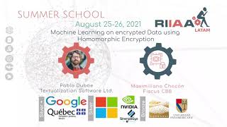 Machine Learning on Encrypted Data using Homomorphic Encryption