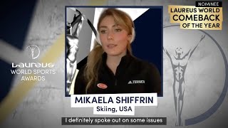 MIKAELA SHIFFRIN - On Athletes Speaking Out