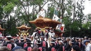 令和元年10月5日　久世だんじり　宮出