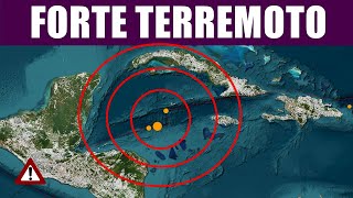 forte terremoto no mar do caribe