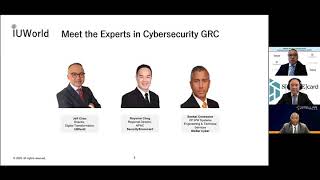 IUWorld Thought Leadership Series in Cybersecurity Governance Risk \u0026 Compliance (CGRC)