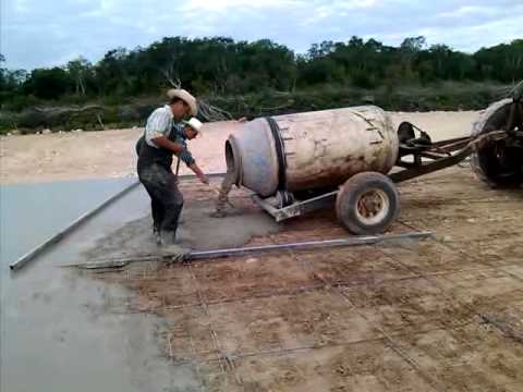 Mennonite homemade 3 bag cement mixer sorry no clear sound on this one Mennonite homemade 3 bag cement mixer sorry no clear sound on this one
