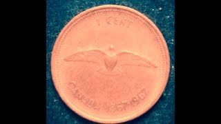 1867-1967 Canada One Cent Coin