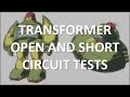 Transformer Open and Short Circuit Test (Full Lecture)