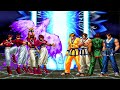 The King of Fighters (MUGEN) | Chris Team vs Kim Kaphwan Team