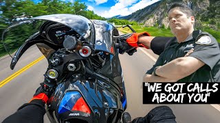 COPS CALLED AFTER INTENSE MOUNTAIN RIDE.. (HE TRACKED US DOWN)