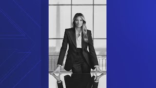 Melania Trump dons tuxedo in new First Lady White House portrait