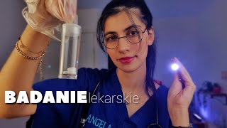 ASMR po polsku BADANIE, MASZ COŚ W OKU roleplay 👩🏻‍⚕️